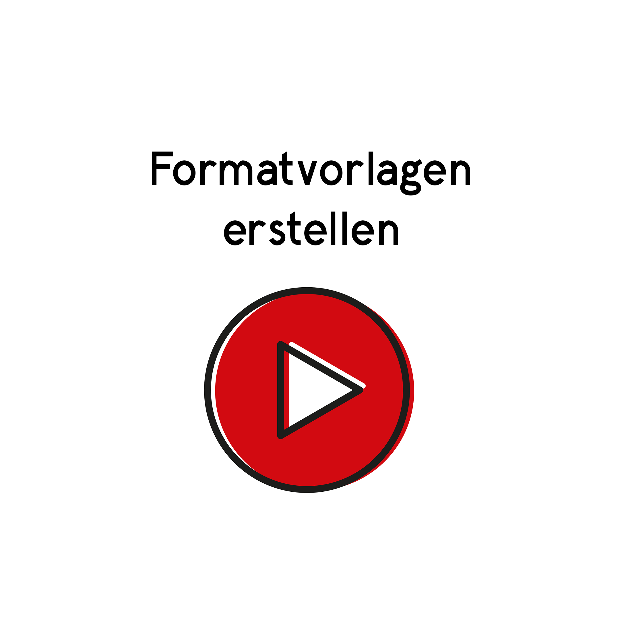 Neue Formatvorlage erstellen